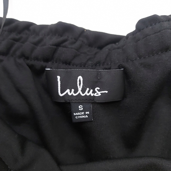 Lulus Black Off-The-Shoulder Top - Picture 13 of 14